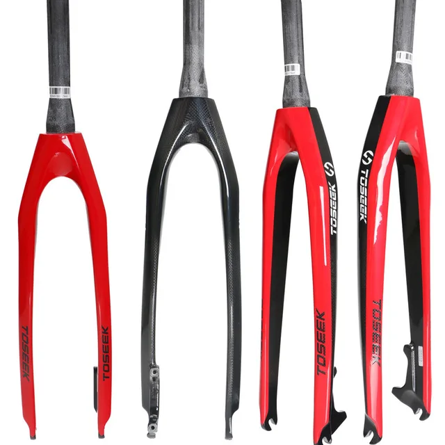 TOSEEK жесткая Велосипедная вилка из углеродного волокна размер 26 ER/27 5 ER/ 29 ER mtb bicicleta