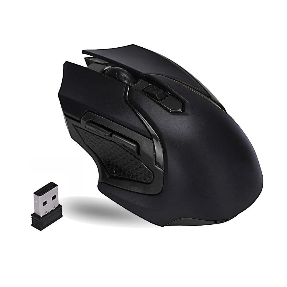 Игровая мышь 2,4 ГГц 3200 dpi Беспроводная оптическая игровая мышь для компьютера ПК ноутбука Прямая поставка