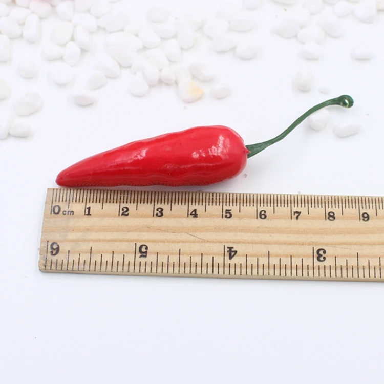 

Искусственные овощи красный чили имитация фруктов для домашнего декора аксессуары Фотография реквизит 5 шт./пакет