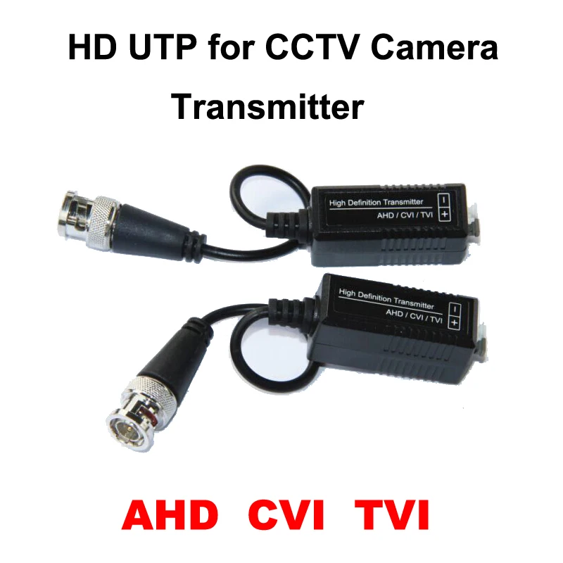 HD Best CCTV UTP AHD Video Balun cat5 with BNC UTP Video Connector balun transceiver for camera passive AHD balun HDCVI TVI