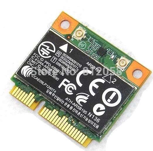 SSEA для Atheros AR5B195 half Mini PCI E Wifi Bluetooth 3 0 Беспроводная карта HP CQ43 CQ57 MINI110 210 DV4 G4 G6 593127
