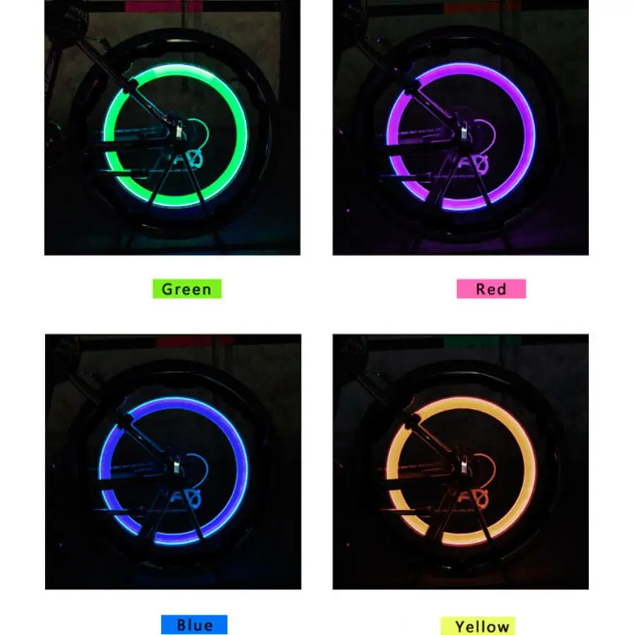 Фонарь велосипедный BL0162 светодиодный с аккумулятором на спицу колеса | Спорт и