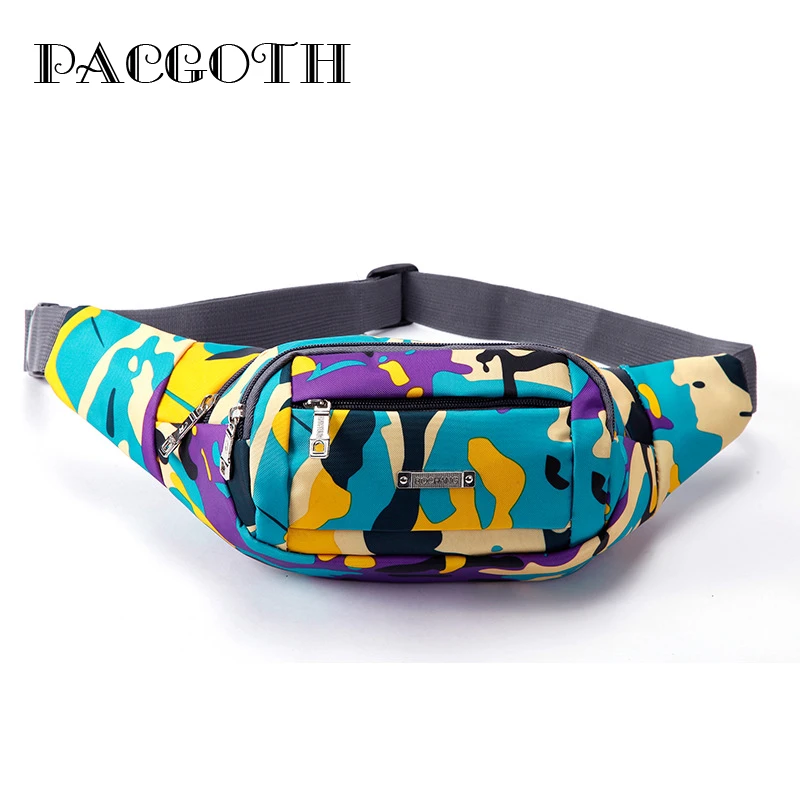 Поясная Сумка PACGOTH 2017 новая модная сумка камуфляжной расцветки в форме подушки