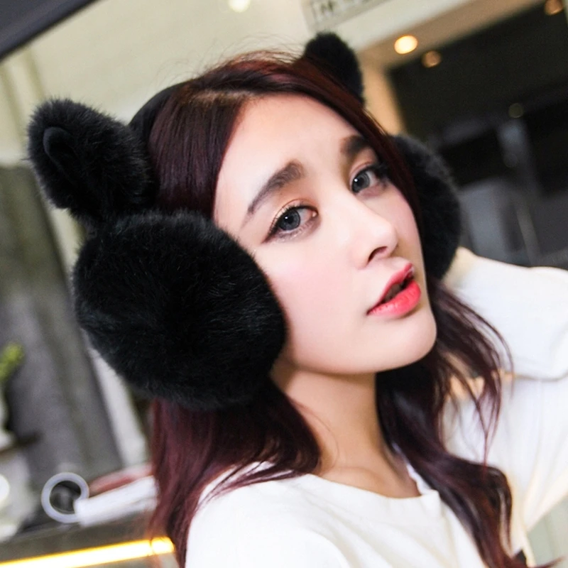 8 цветов Для женщин Наушники для милый котенок Осень и зима модели мужчин теплые