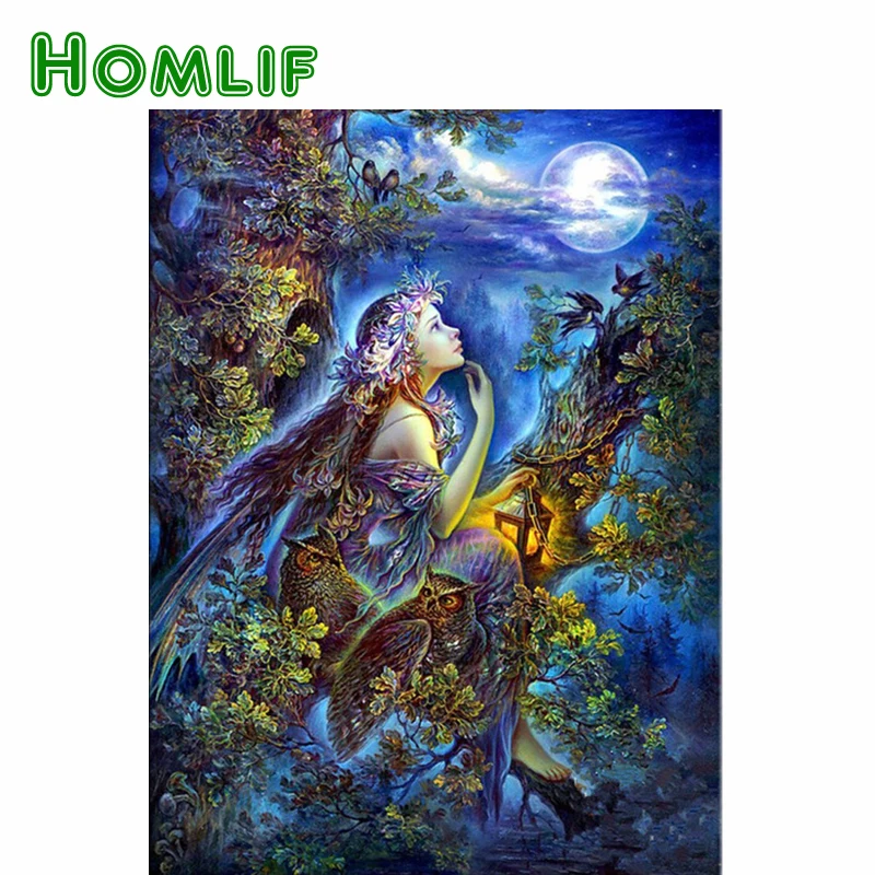 Набор для алмазной вышивки HOMLIF алмазная живопись сделай сам 5D с ангелом