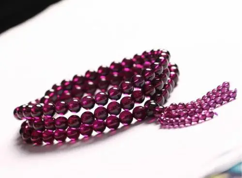 ddh001429 genuine Purple Stone garnet lady necklace natural chain pendant bead 28% Discount | Украшения и аксессуары