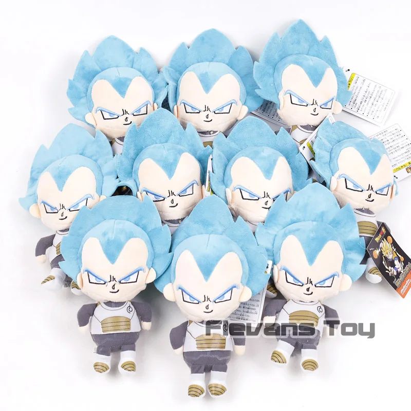 Dragon Ball Z Super Saiyan GodSS синие волосы сын Goku vegeta Piccolo Majin Buu плюшевые подвесные игрушки куклы 10 шт./партия
