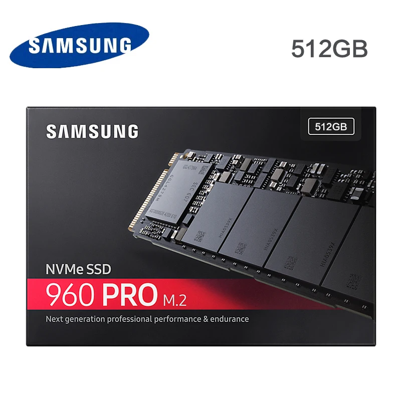 Твердотельный жесткий диск Samsung 960 PRO 512 ГБ M.2 SSD NVMe MZ-V6P512Z | Компьютеры и офис