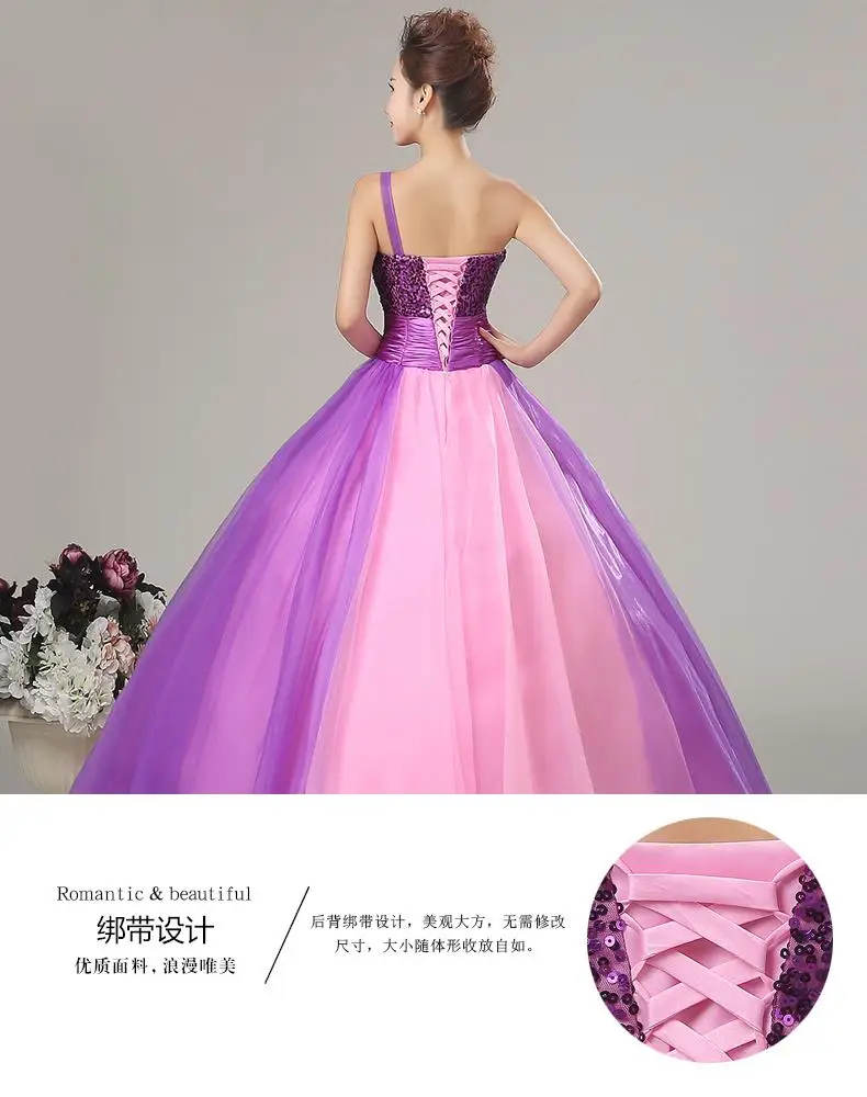 Vestidos Baratos Quinceanera, новинка, платье принцессы, бальное платье на одно плечо с цветочным рисунком, на заказ, плюс размер, платье для выпускного вечера