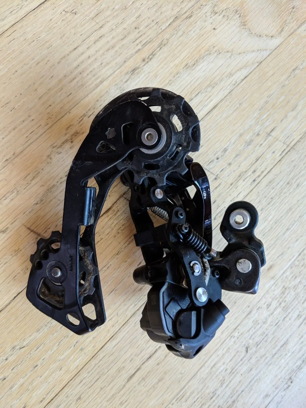 Оригинальный Shimano DEORE XT Di2 RD M8050 GS 11 скоростной теней плюс задний переключатель для