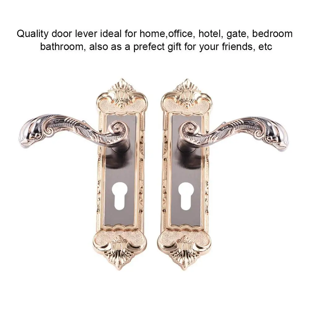 Европейский стиль ретро алюминиевый сплав винтажный дверной замок интерьер