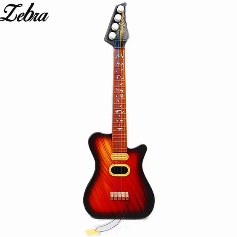 Зебра легкая 4 струнная Акустическая гитара Игрушка развивающая игрушка для