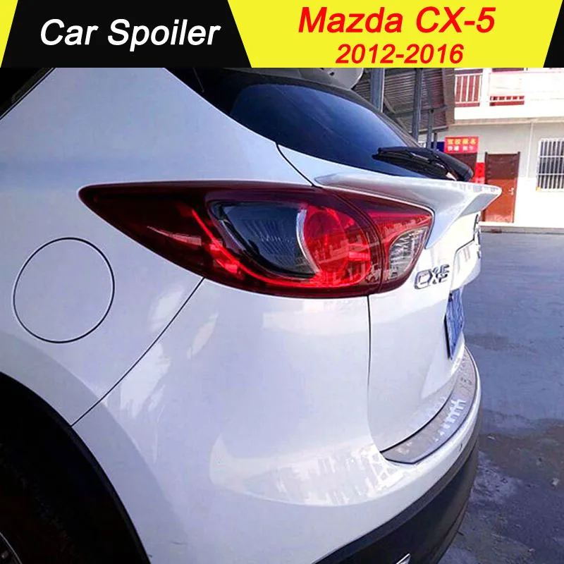 Для MAZDA CX-5 ABS спойлер красиво украшенные автомобильные аксессуары украшение в виде хвостового крыла задний спойлер для mazda CX-5 cx5 2012