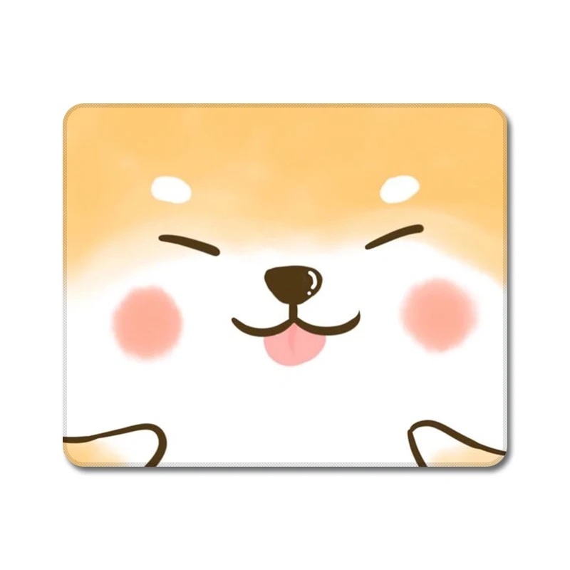 Shiba Inu Doge мультфильм животных дети природа резиновый коврик для мыши ноутбука