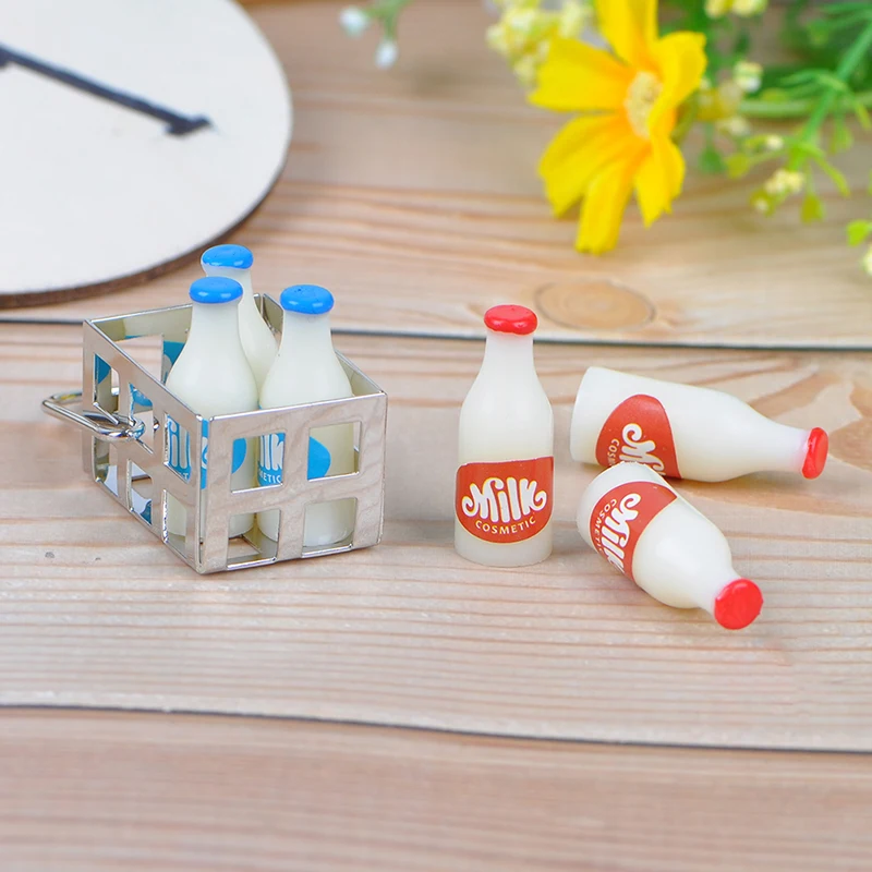 Миниатюрная мебель для кукольного дома 1 шт. металлическая молочная корзина с 6
