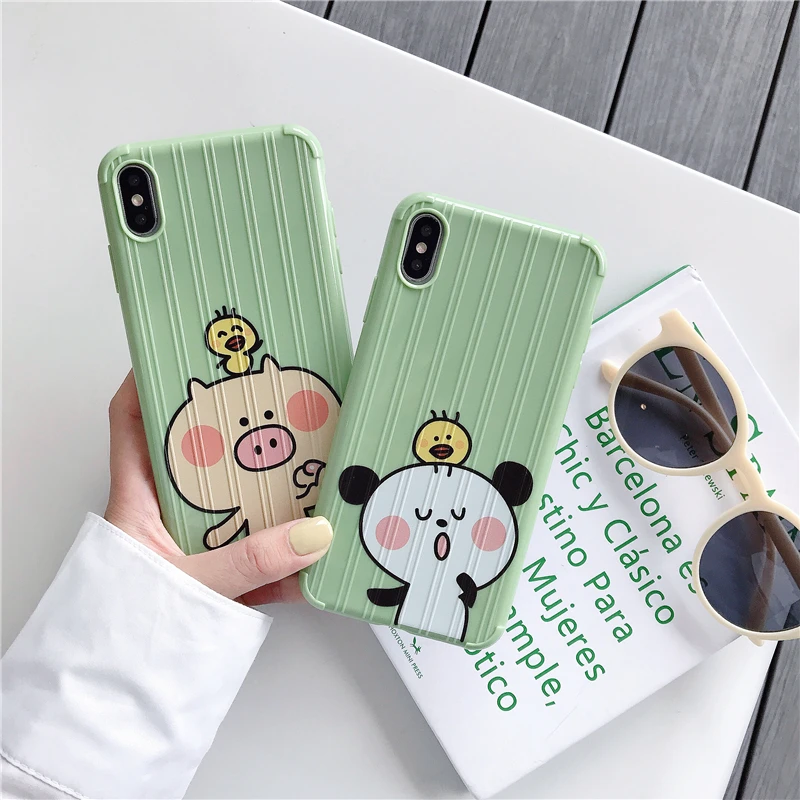Милый мультяшный чехол для телефона с изображением свиньи Для iPhone 8 Plus