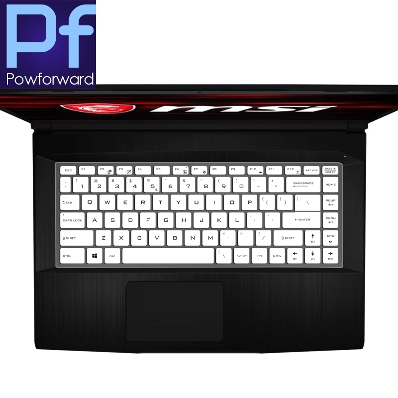 Чехол для клавиатуры игрового ноутбука MSI GF63 P65 PS42 PS63 GS65 GF 63 P 65 PS 42 GS 8RD 8RE 8RB 8RCX|Чехлы