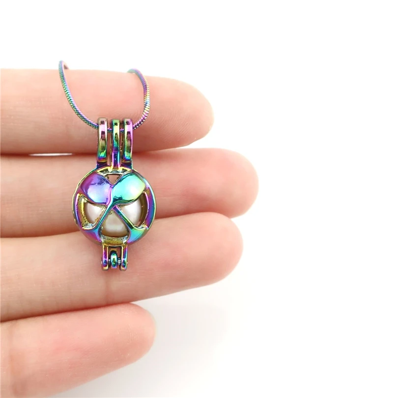 S CP618 Радуга Цвета стальные цепи змейки бокалы для вина ура натуральный жемчуг