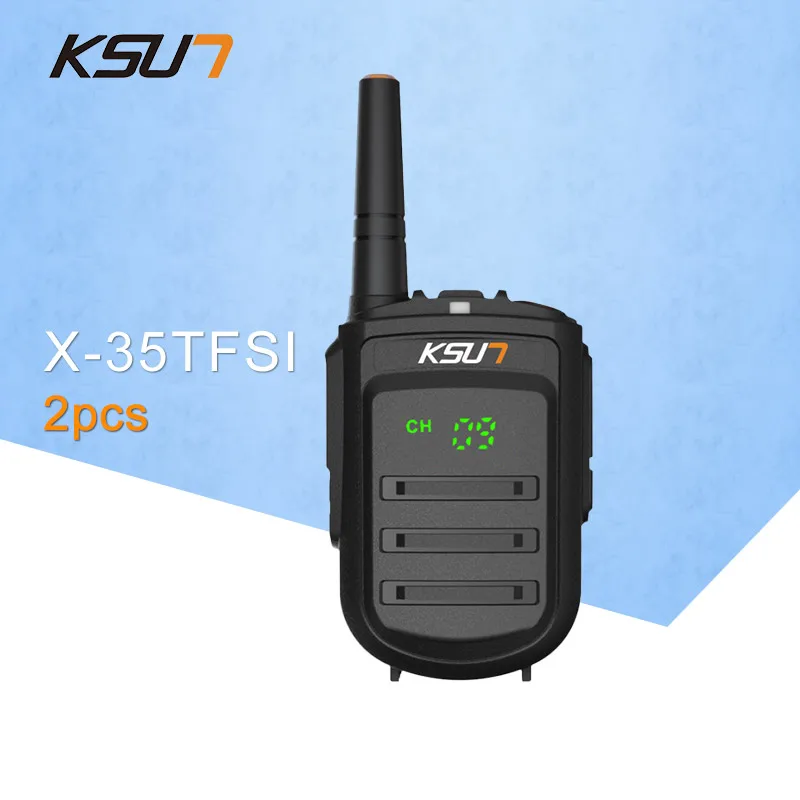 Портативная рация KSUN X 35TFSI 2 шт. 8 Вт Pofung UHF 400 470 МГц 128 каналов двусторонняя