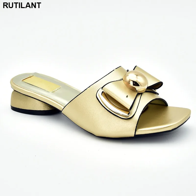 New Fashion Ladies Sandals with Heels Luxury Women Shoes Decorated Appliques Summer Low Heeled for Party Pumps | Обувь