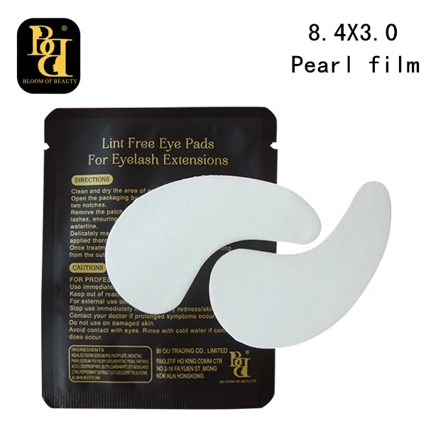 BB ультратонкие накладки под глаза без ворса для наращивания ресниц 50 пар/лот 8 4x3.