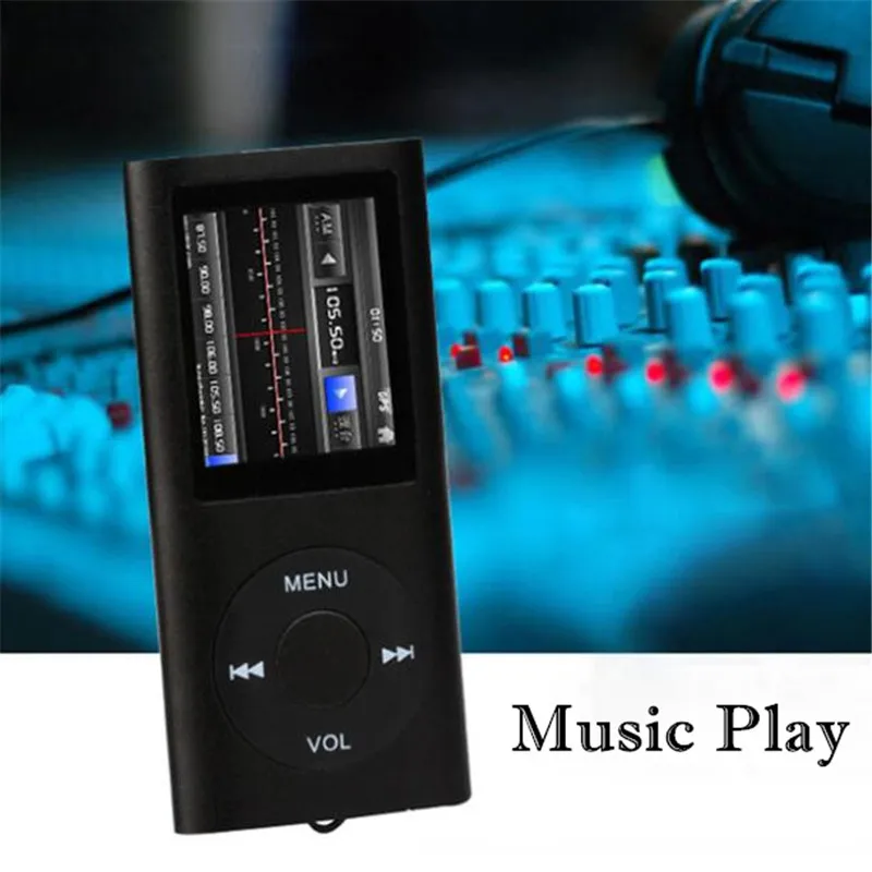 1," TFT lcd Mp3 музыкальный плеер fm-рекордер с внешней вставкой TF/SD слот HIFI Sport Walkman Aux muziek цифровые плееры+ ридер