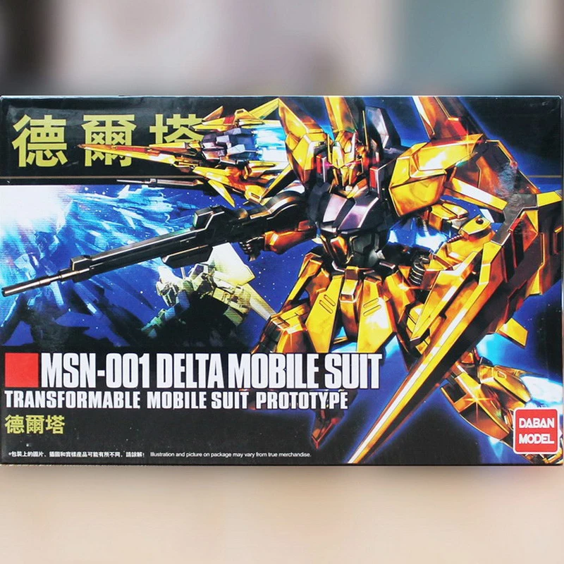 Модель DABAN 1/144 HGUC позолоченная Дельта GUNDAM из принта редкая пятна деформируемая