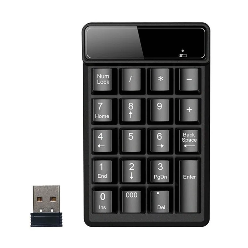 FELYBY Беспроводная Клавиатура 2 4 ГГц Wterproof USB цифровая клавиатура 19 клавиш Pad