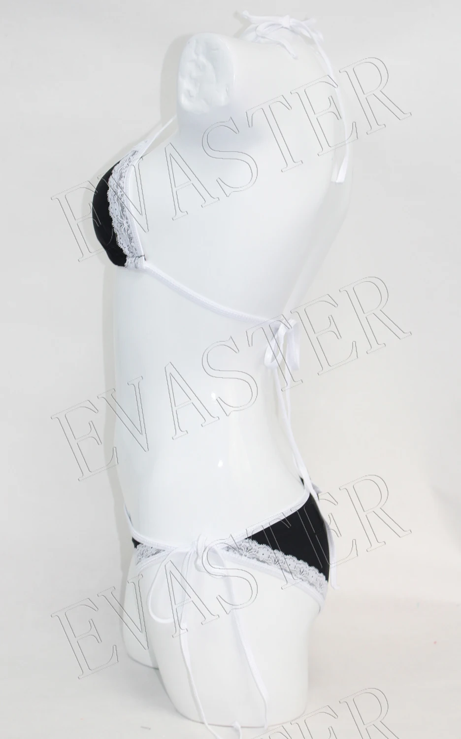 Sweet Adorable String Lace Swimwear Double Flat White sexy swimsuits for women |