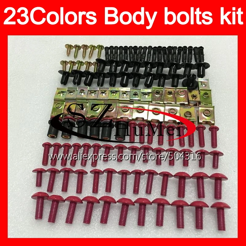

Fairing bolts full screw kit For YAMAHA ZG1400 08 09 10 11 ZG-1400 08-11 ZG 1400 2008 2009 2010 2011 Windscreen bolt screws Nuts