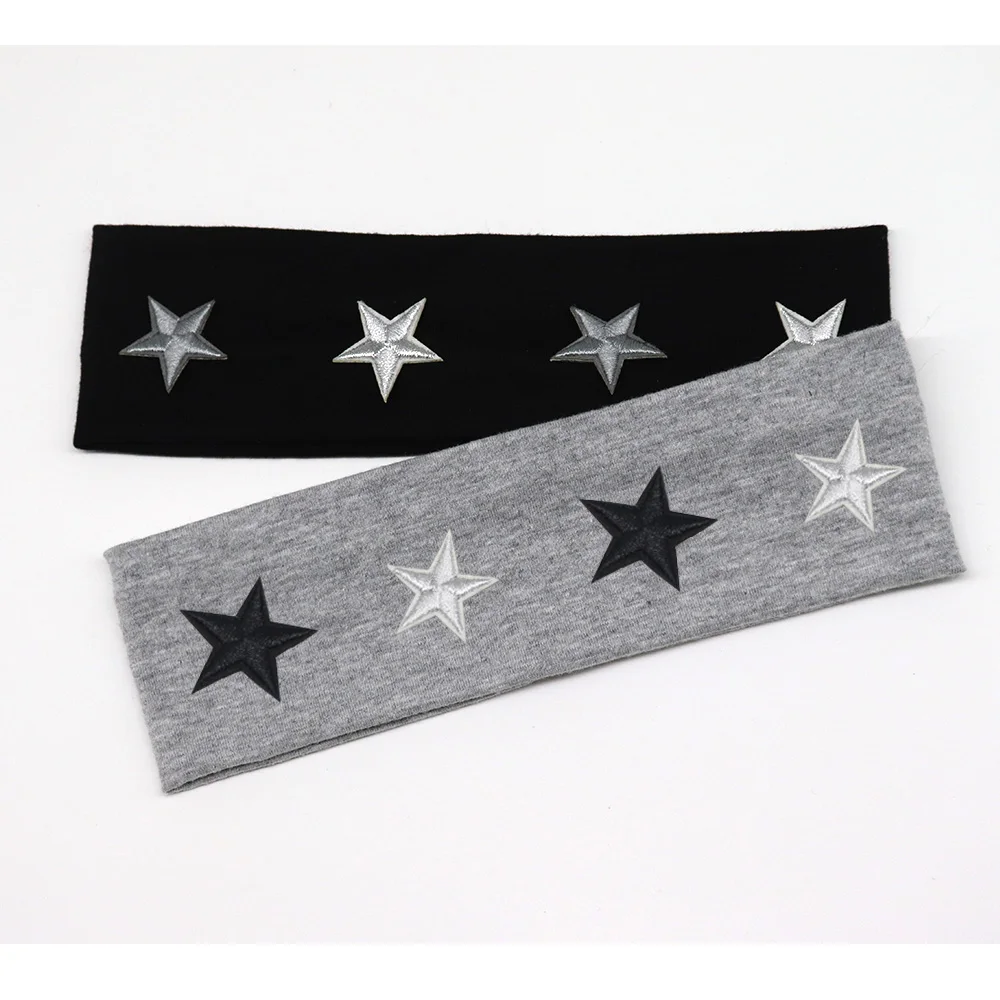 Summer Kids New Star Headband Baby Girls Boys DIY Stars Headbands for Fashion Cotton Flat Head Band Hair Accessories |