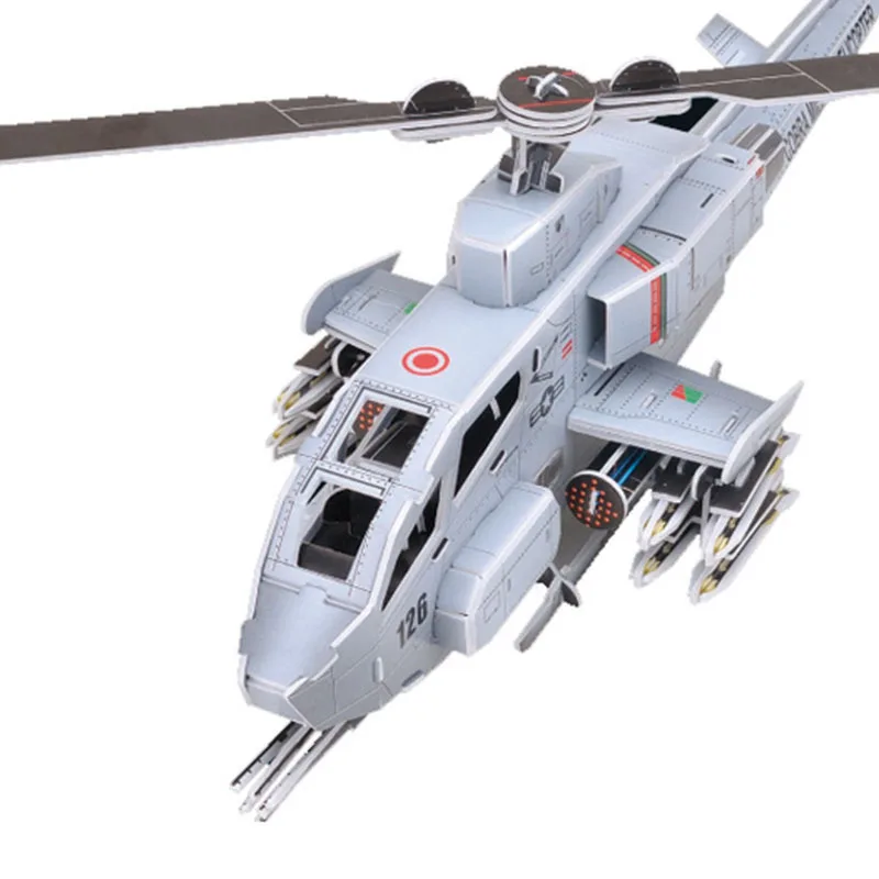 Вертолет 3D модель комплект головоломка игрушка Развивающие игрушки для детей