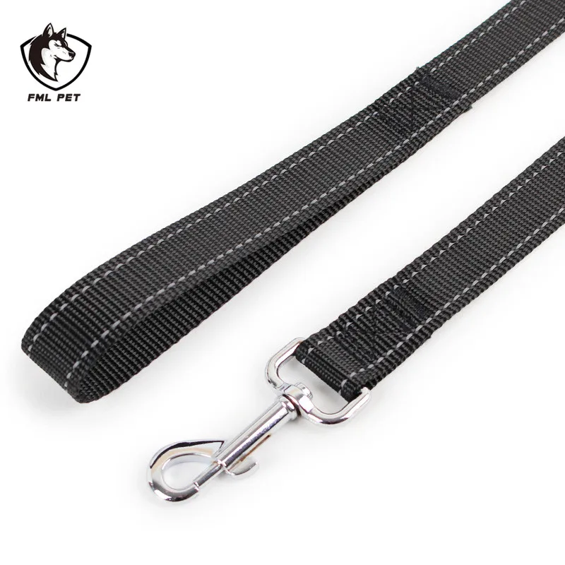 Светоотражающий Поводок для собаки ремень с ручкой бега прогулок трос маленьких