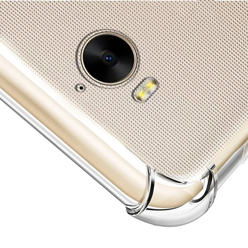 Чехол для Huawei Y6 2017 мягкий прозрачный чехол из ТПУ с подушкой безопасности