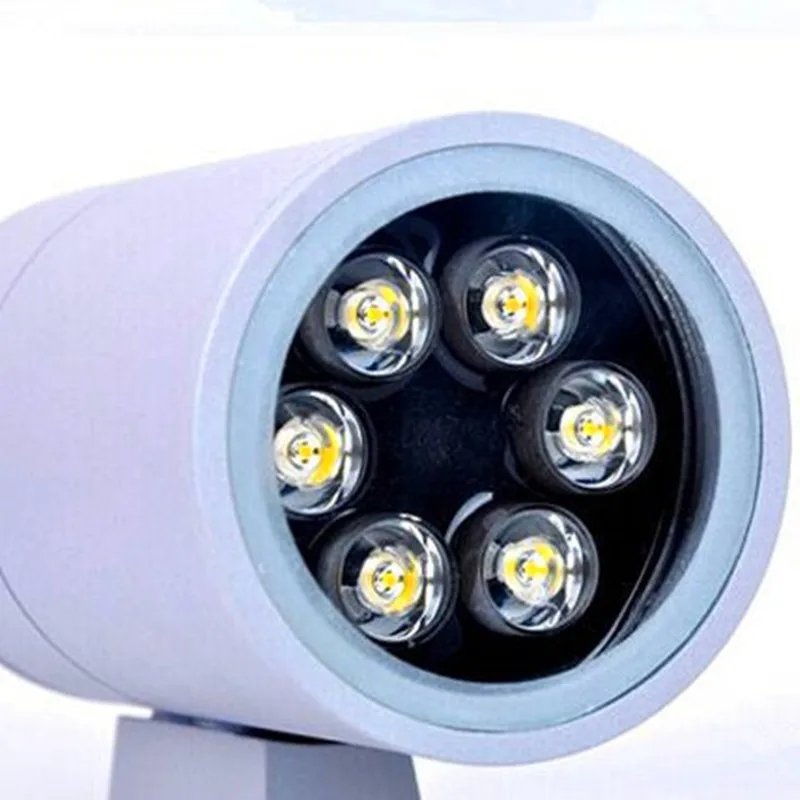 LED 12W настенный светильник с двойной стороной вверх и вниз наружные