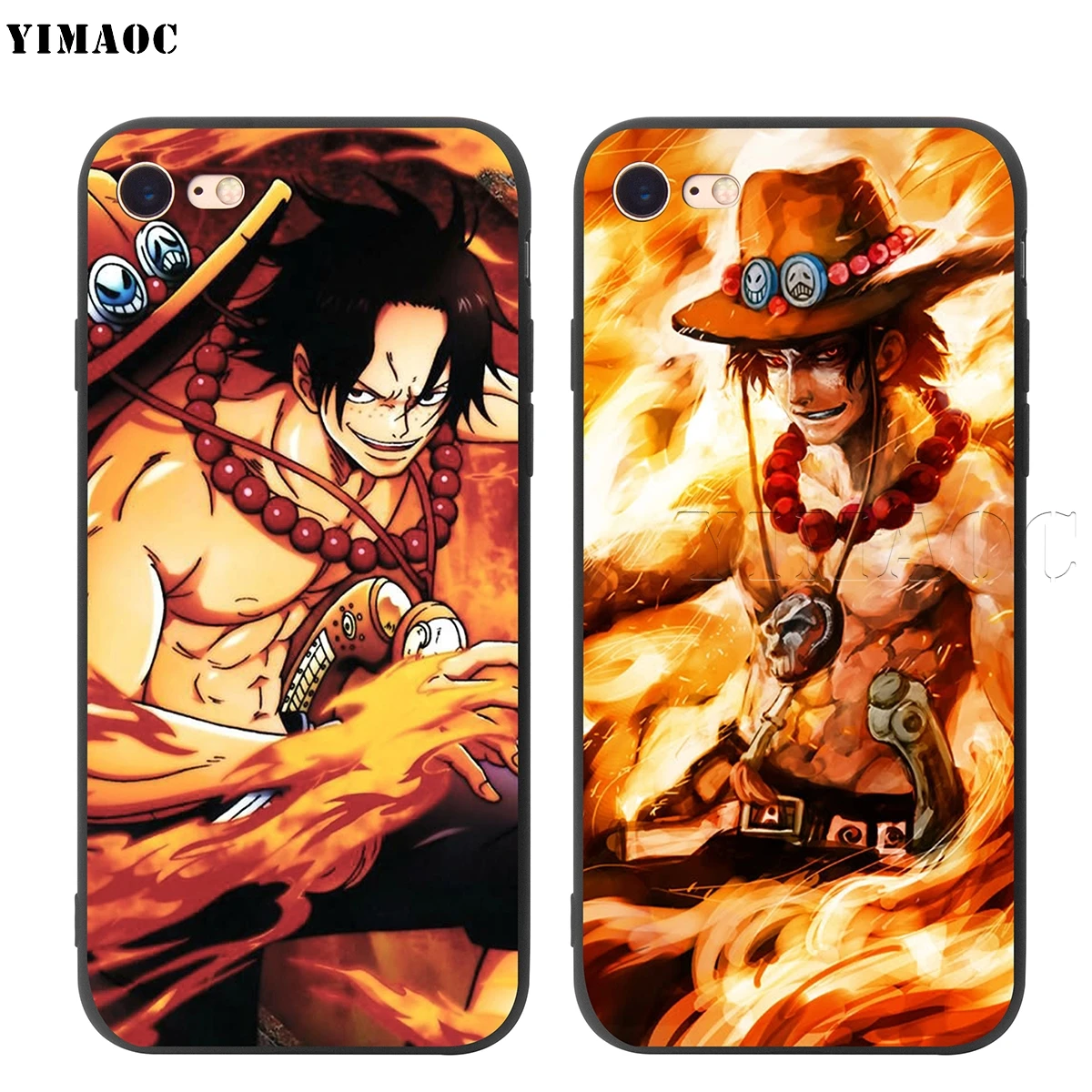 YIMAOC one piece Ace силиконовый мягкий чехол для iPhone 11 Pro XS Max XR X 8 7 6 6S Plus 5 5S SE