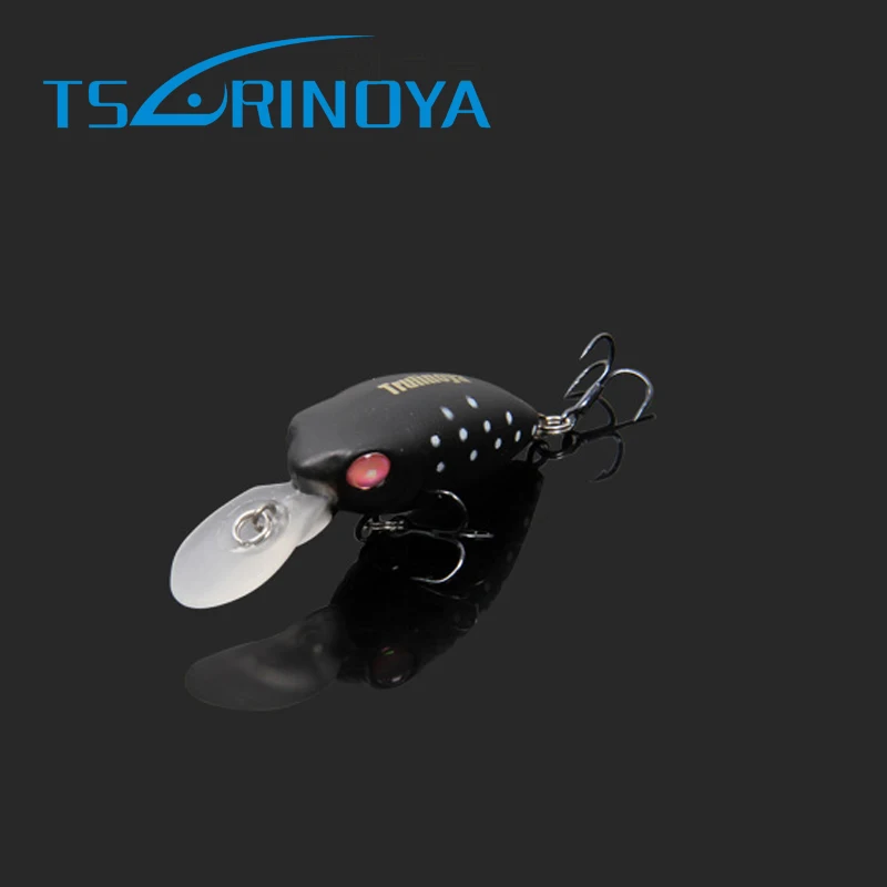 Tsurinoya 3 шт 32 мм 2 7 г Твердый воблер 3D рыбий глаз искусственная приманка с тройными