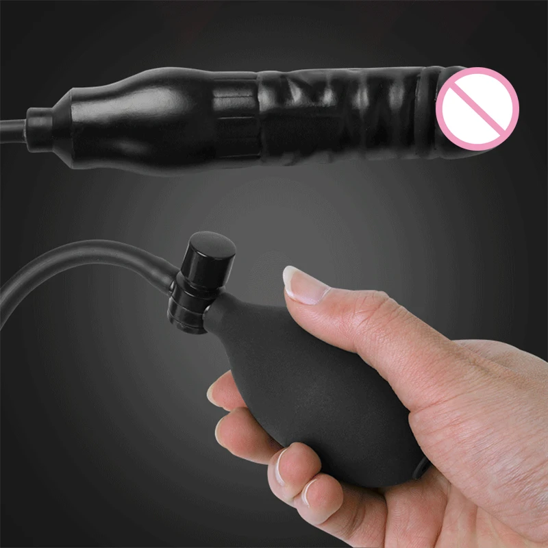 Большой надувной анальный фаллоимитатор огромный вагинальный секс-игрушки