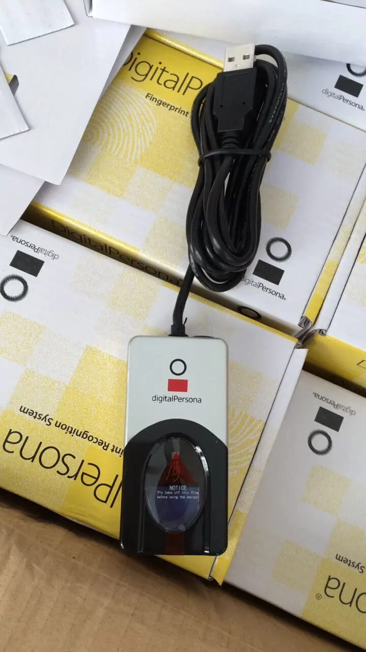 Биометрический сканер отпечатков пальцев USB считыватель цифровой персональный