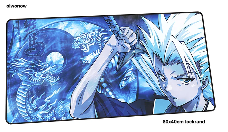 Size 800x400x3mm BLEACH Коврик для мыши 800x400x3 мм великолепный игровой коврик для мыши Коврик для геймера мультяшная игра компьютерная настольная клавиатура со встроенной мышью большие игровые коврики - Цвет: Size 800x400x3mm