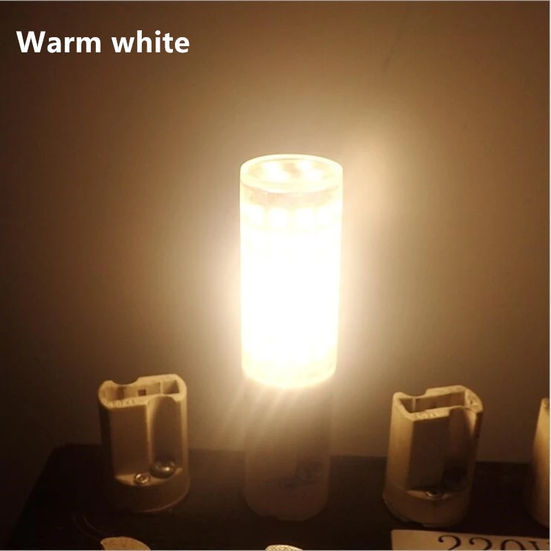 Warm whte G9 светодиодный светильник 3 Вт 5 Вт 7 Вт SMD2835 36 51 76 светодиодный s AC220V светодиодный керамический кристаллический Светодиодный прожектор высокой мощности для люстры - Испускаемый цвет: Warm whte