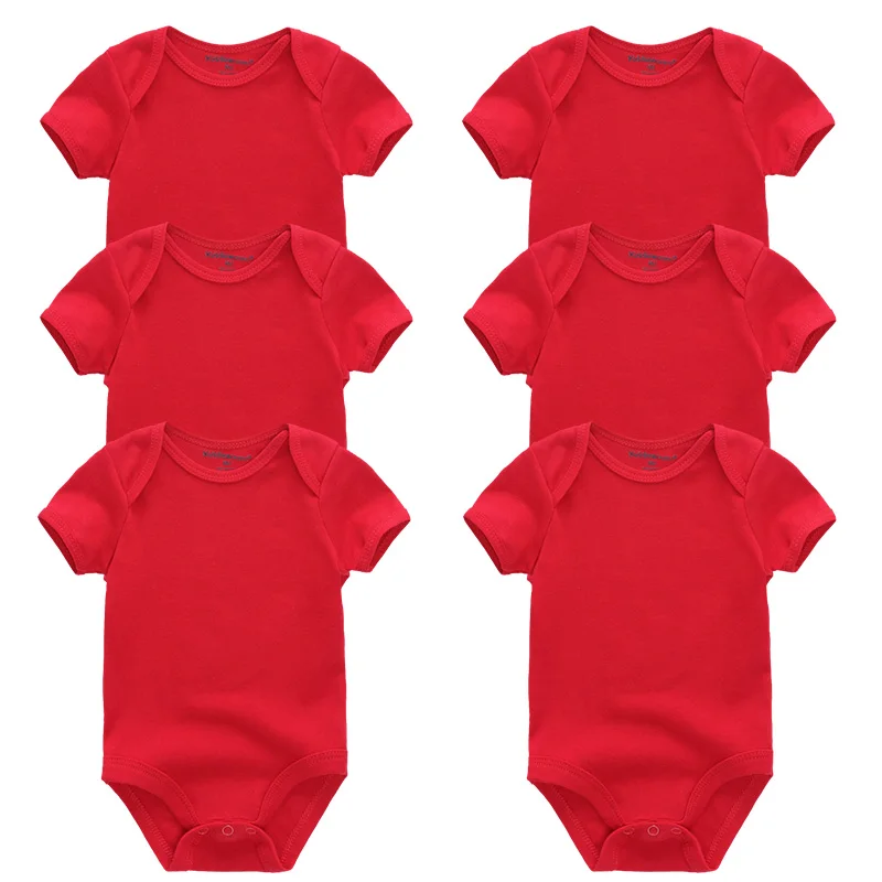 BDS6004 Детская одежда для новорожденных мальчиков комбинезон roupas de bebes хлопок 6 шт./компл. для маленьких девочек Infantil малыша комбинезоны bebek giyim - Цвет: BDS6004