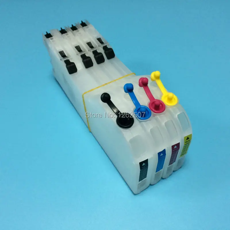 Азия, Россия, Корея, LC665, LC669, длинный стильный многоразовый картридж с чипом дуги для принтеров Brother MFC-J2320 J2720, J2320 Азия, Россия, Корея, LC665, LC669, длинный стильный многоразовый картридж с чипом дуги для принтеров Brother MFC-J2320 J2720, J2320