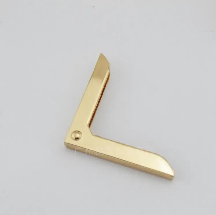 10 шт./лот Сумки багажа Аппаратные аксессуары кожа оборудование угол сплава сумки