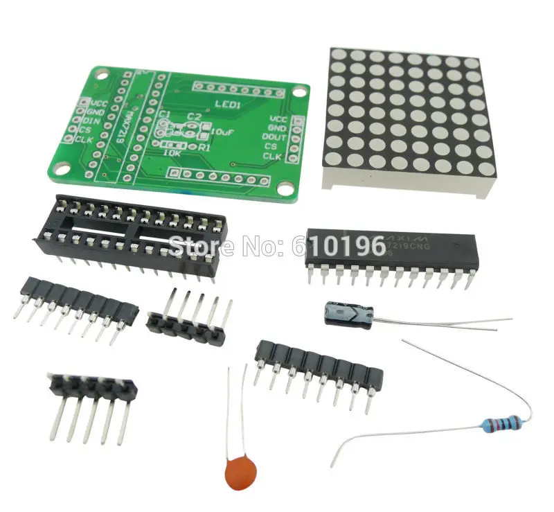 10 шт. MAX7219 матричный модуль дисплея DIY Kit SCM Модуль управления для Arduino|module diy|diy kit10 pcs