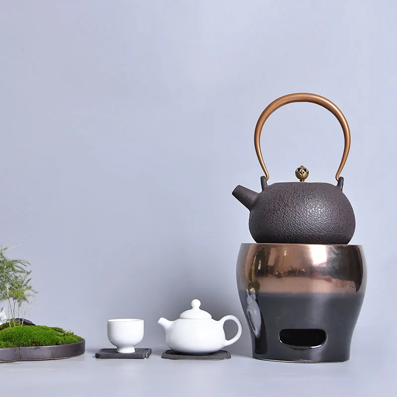 

1Pcs Free Shipping Cast Iron Tea Pot Set Japanese Teapot Tetsubin Kettle Drinkware KungFu Tools Tea Kettle Teaware 1.1L