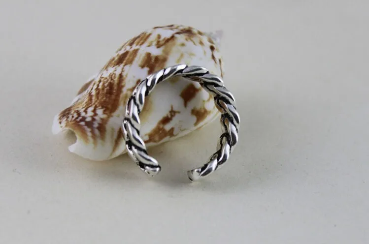 Новое поступление высокое качество Ретро стиль тайское серебро 925 пробы мужские