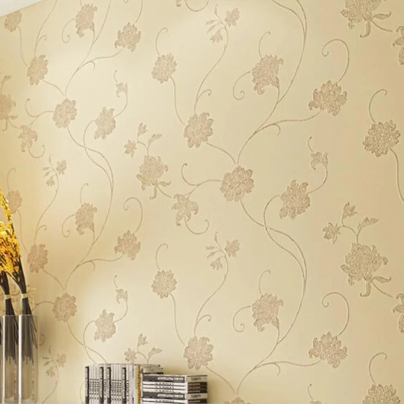 Q QIHANG пасторальный Стиль Печатные экологически чистые нетканые обои для спальни