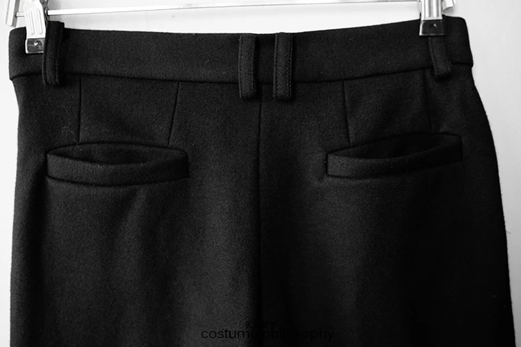 Мужская одежда свободные прямые брюки GD из шерсти широкие большого размера 27 46