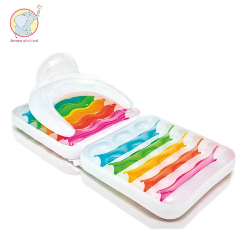 Надувной многоцелевой шезлонг гамак морская кровать бассейн поплавок круг